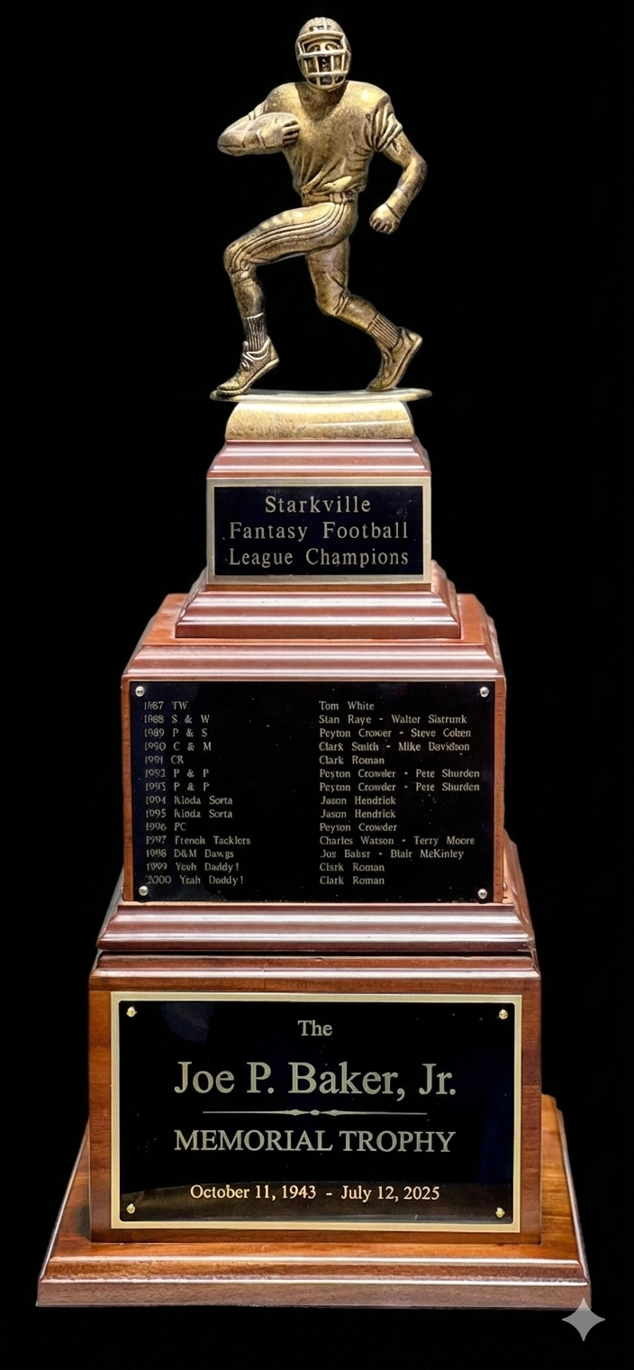 Starkville Fantasy Football Trophy